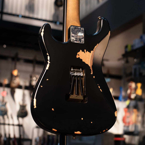 USED EVH FRANKENSTEIN RELIC SERIES - BLACK WITH EVH CASE