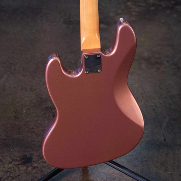 USED FENDER 2003 JAZZ BASS FSR BURGUNDY MIST METALLIC WITH CASE