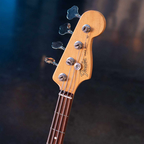 USED FENDER 2003 JAZZ BASS FSR BURGUNDY MIST METALLIC WITH CASE