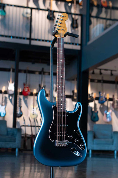 USED FENDER AMERICAN PROFESSIONAL II STRATOCASTER HSS - DARK NIGHT WITH BKP PICKUPS