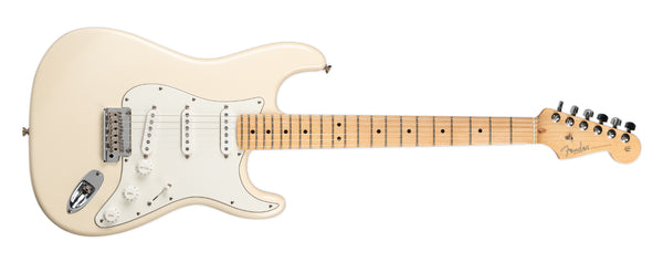 USED FENDER AMERICAN STANDARD STRATOCASTER 2008  - OYMPIC WHITE WITH CASE