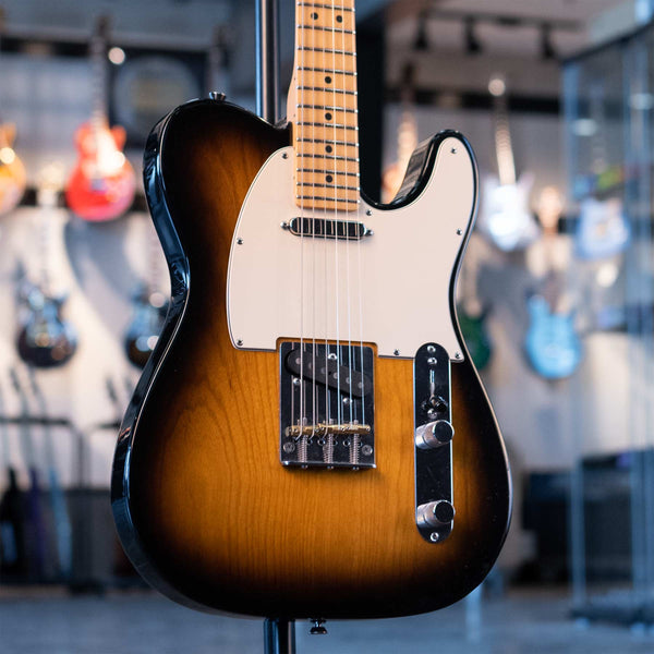 USED FENDER AMERICAN STANDARD TELECASTER - 2TSB WITH LOLLAR PICKUPS AND CASE