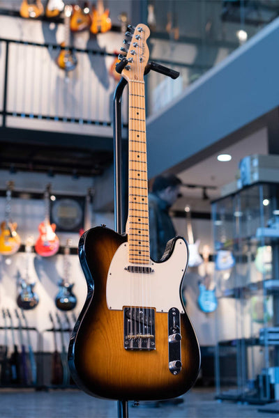 USED FENDER AMERICAN STANDARD TELECASTER - 2TSB WITH LOLLAR PICKUPS AND CASE