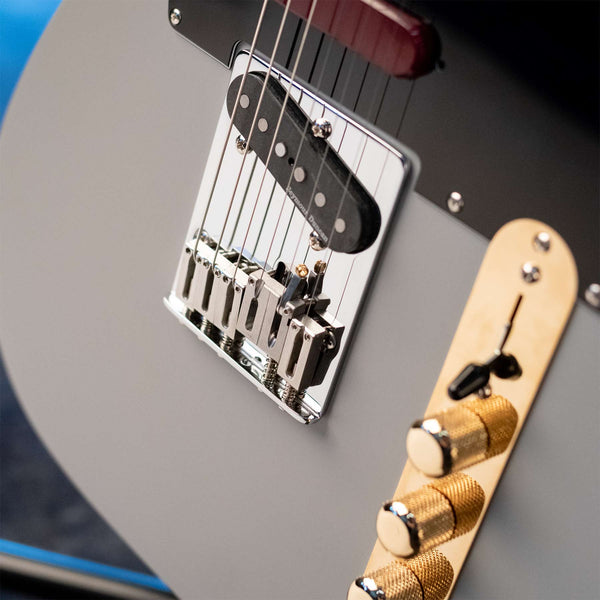 USED FENDER BRENT MASON SIGNATURE TELECASTER WITH CASE - PRIMER GRAY