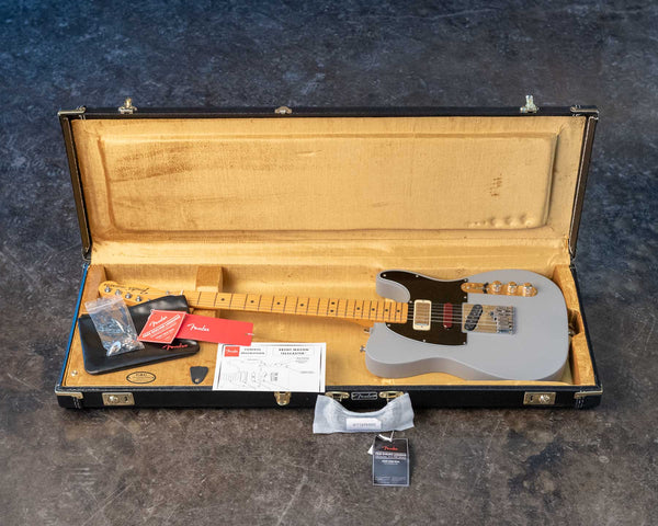 USED FENDER BRENT MASON SIGNATURE TELECASTER WITH CASE - PRIMER GRAY