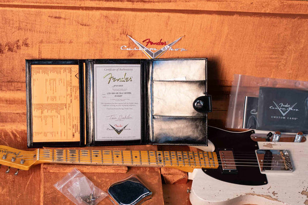 USED FENDER CUSTOM SHOP LIMITED EDITION ’51 TELE HS - WHITE BLONDE HEAVY RELIC WITH CASE