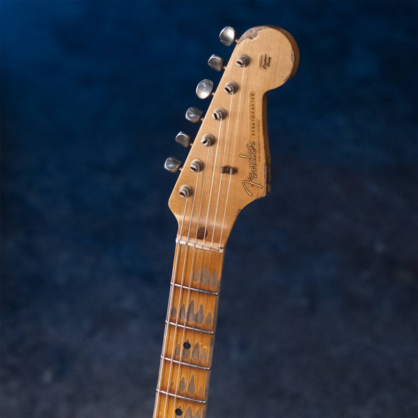 USED FENDER CUSTOM SHOP LIMITED EDITION '56 STRATOCASTER HEAVY RELIC - FADED AGED TAHITIAN CORAL