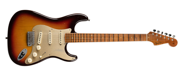 USED FENDER CUSTOM SHOP LTD '58 SPECIAL STRATOCASTER JOURNEYMAN RELIC  - CHOCOLATE 3TSB