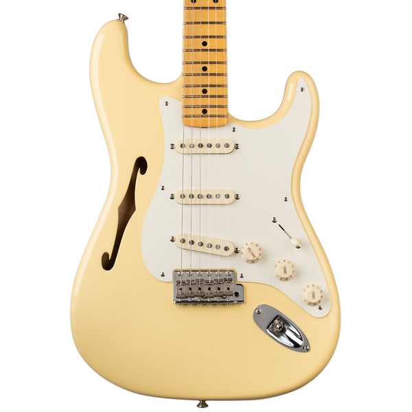 USED FENDER ERIC JOHNSON SIGNATURE STRATOCASTER THINLINE  W/CASE