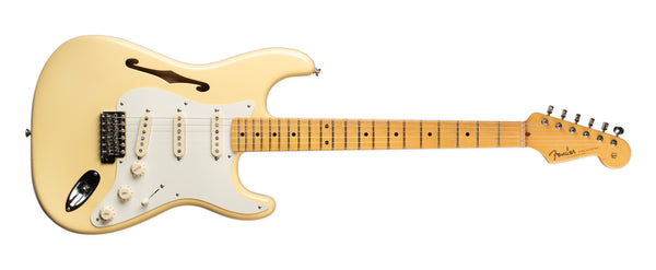 USED FENDER ERIC JOHNSON SIGNATURE STRATOCASTER THINLINE  W/CASE