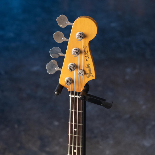 USED FENDER JAZZ BASS CRAFTED IN JAPAN 1993 - SUNBURST WITH CASE