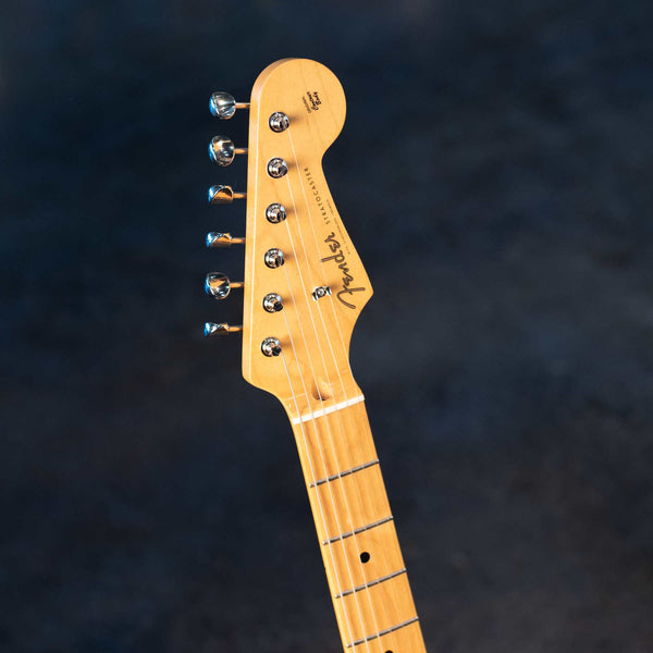 USED FENDER JV MODIFIED '50S STRATOCASTER HSS - 2-COLOUR SUNBURST WITH BAG