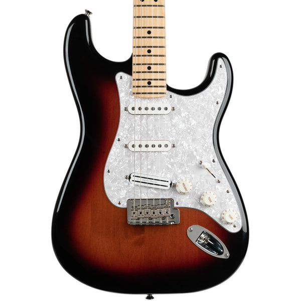 USED FENDER STANDARD STRATOCASTER WITH DUNCAN HOT RAILS - SUNBURST