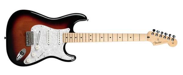 USED FENDER STANDARD STRATOCASTER WITH DUNCAN HOT RAILS - SUNBURST