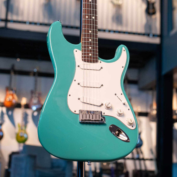 USED FENDER STRATOCASTER PLUS 1989 - BAHAMA GREEN WITH CASE