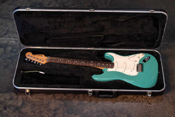 USED FENDER STRATOCASTER PLUS 1989 - BAHAMA GREEN WITH CASE
