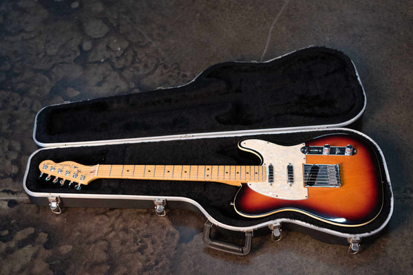 USED FENDER TELECASTER PLUS V2 1997 - ANTIQUE BURST WITH CASE