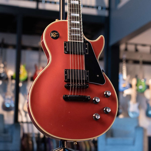 USED GIBSON 1988 LES PAUL CUSTOM SHOWCASE EDITION - RUBY RED METALLIC