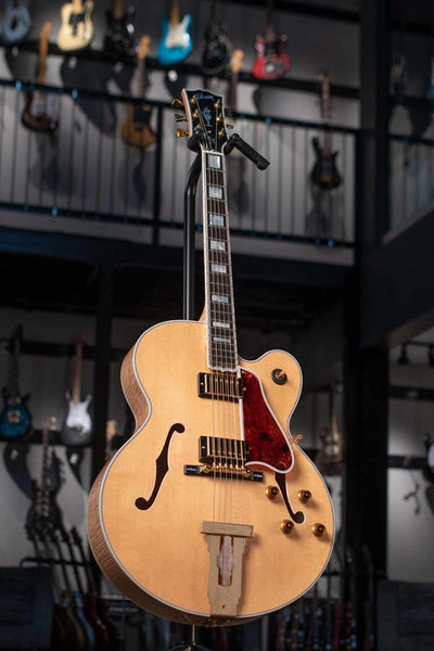 USED GIBSON CUSTOM L-5 CES - 2004 FIGURED NATURAL WITH CASE