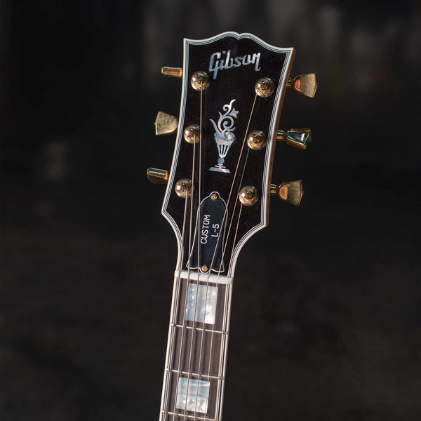 USED GIBSON CUSTOM L-5 CES - 2004 FIGURED NATURAL WITH CASE