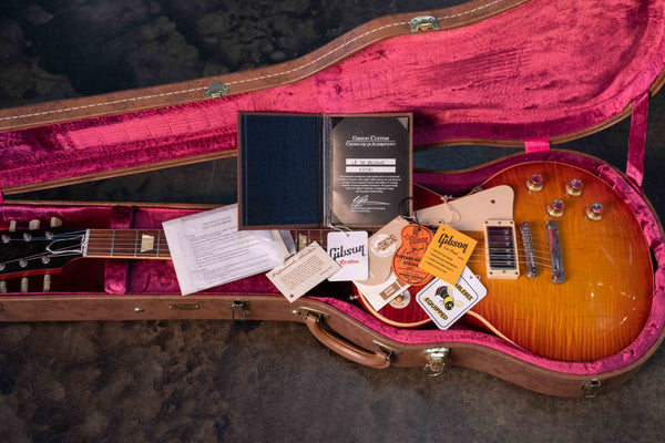 USED GIBSON CUSTOM SHOP 1960 LES PAUL STANDARD REISSUE - 2012 WITH CASE