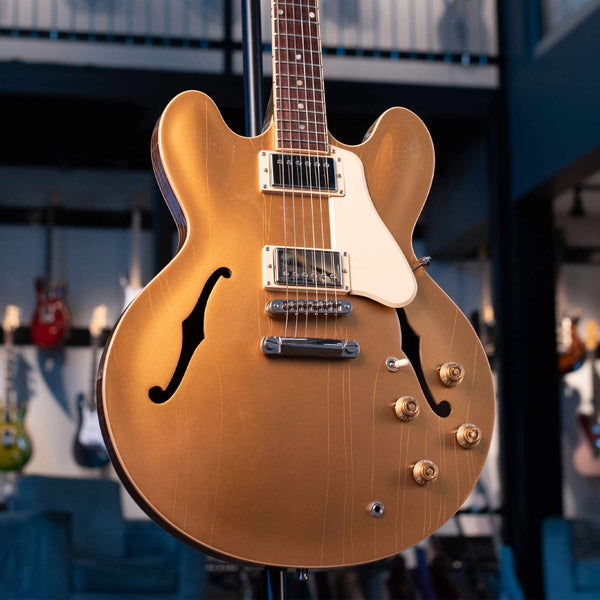 USED GIBSON ES-335 ALL GOLD WITH CASE