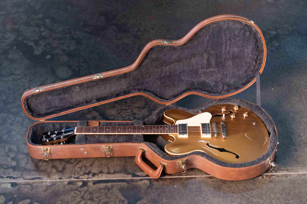 USED GIBSON ES-335 ALL GOLD WITH CASE
