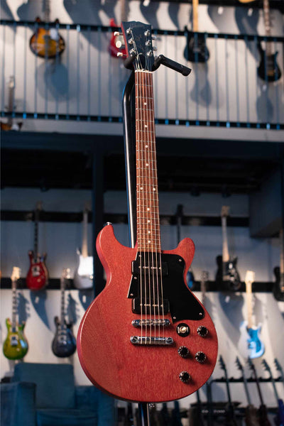 USED GIBSON LES PAUL SPECIAL DC FADED - WORN CHERRY 2005 WITH CASE