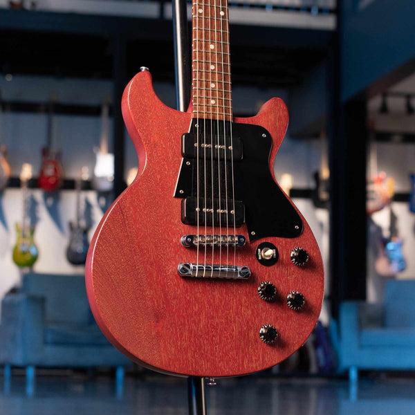 USED GIBSON LES PAUL SPECIAL DC FADED - WORN CHERRY 2005 WITH CASE