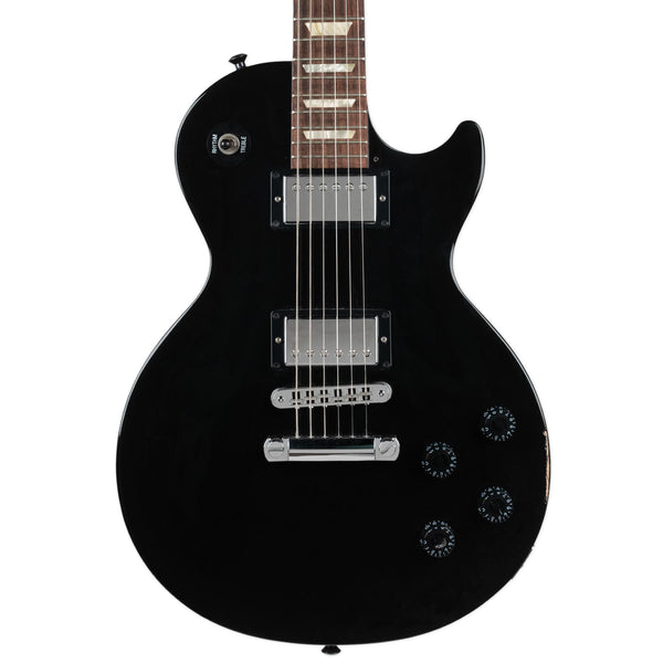 USED GIBSON LES PAUL STUDIO 2010 - EBONY WITH CASE