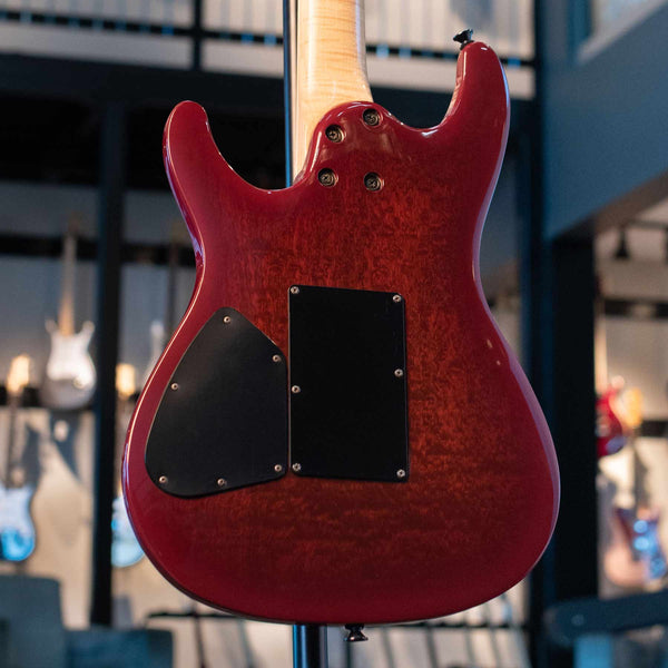 USED IBANEZ 1994  S540BM S SERIES HSH SUPERSTRAT (ANTIQUE VIOLIN - BURLED MAPLE) W/CASE