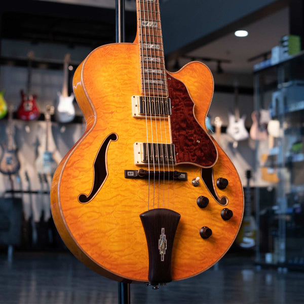 USED IBANEZ ARTCORE CUSTOM AF-125-AMB-12-01 W/CASE
