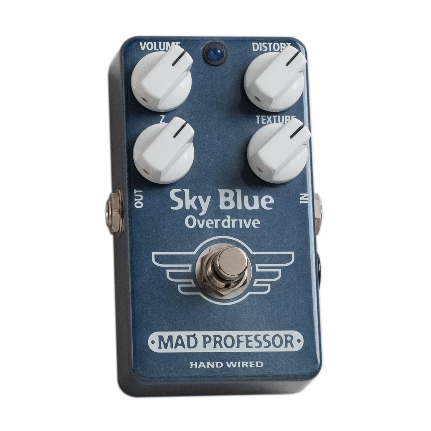 USED MAD PROFESSOR SKY BLUE OVERDRIVE W/BOX