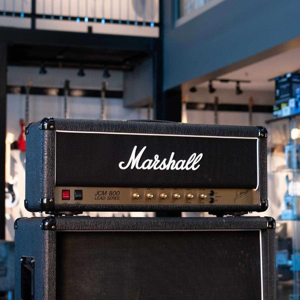 USED MARSHALL JCM 800 2203 100W HEAD 2024 WITH COVER