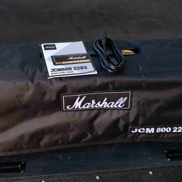 USED MARSHALL JCM 800 2203 100W HEAD 2024 WITH COVER