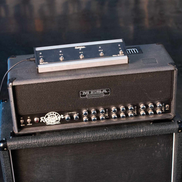 USED MESA BOOGIE DUAL RECTIFIER 100 WATT HEAD WITH ROADCASE AND FOOTSWITCH