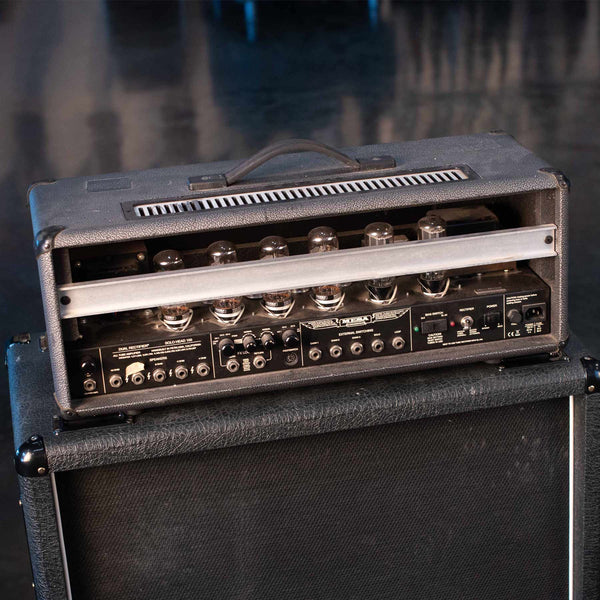 USED MESA BOOGIE DUAL RECTIFIER 100 WATT HEAD WITH ROADCASE AND FOOTSWITCH