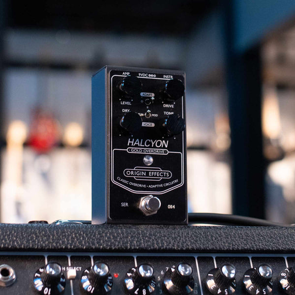 USED ORIGIN EFFECTS HALCYON GOLD OVERDRIVE BLACK EDITION WITH BOX