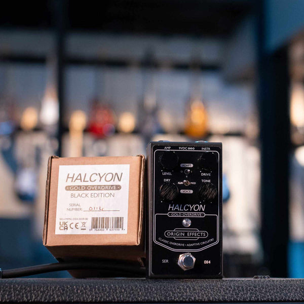 USED ORIGIN EFFECTS HALCYON GOLD OVERDRIVE BLACK EDITION WITH BOX