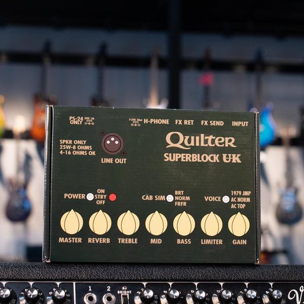 USED QUILTER SUPERBLOCK UK W/BOX & POWER SUPPLY