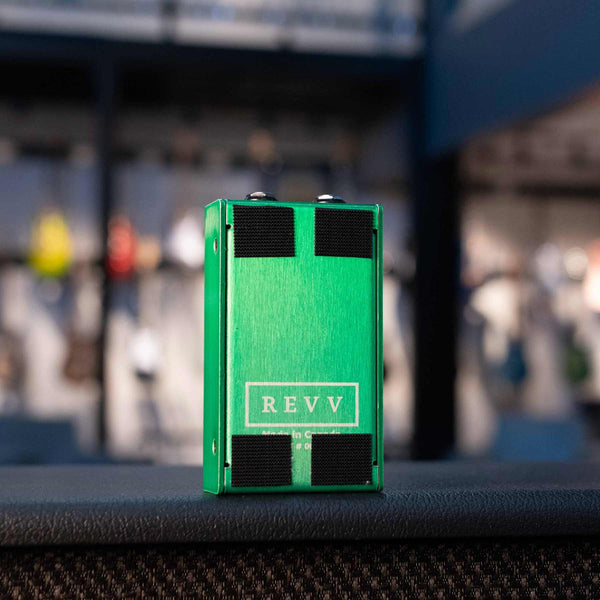USED REVV G2 GREEN CHANNEL OVERDRIVE/CRUNCH PEDAL WITH BOX