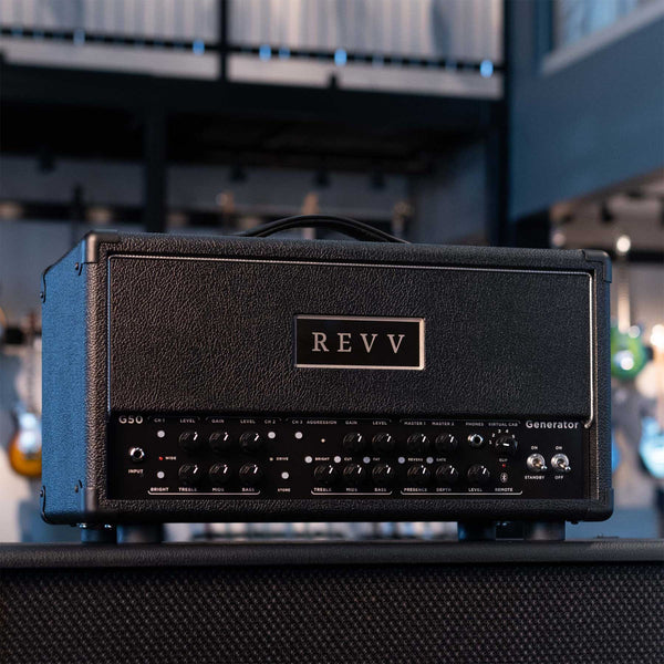 USED REVV GENERATOR G50 AMPLIFIER WITH FOOTSWITCH AND COVER