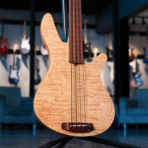 USED ROB ALLEN MB-2 FRETLESS 4-STRING BASS W/CASE