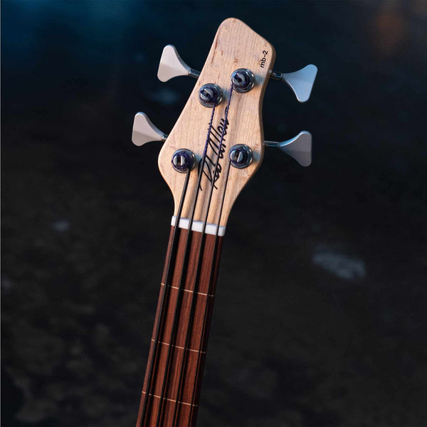 USED ROB ALLEN MB-2 FRETLESS 4-STRING BASS W/CASE