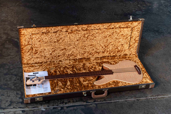 USED ROB ALLEN MB-2 FRETLESS 4-STRING BASS W/CASE