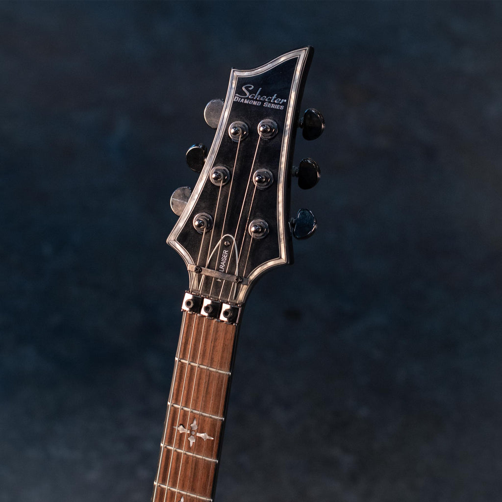 USED SCHECTER DIAMOND SERIES HELLRAISER V - BLACK | Stang Guitars