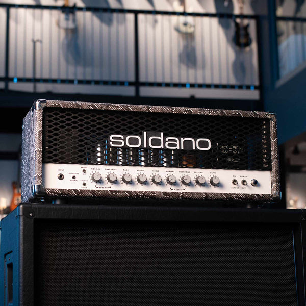 USED SOLDANO SLO-100 SNAKESKIN 100 WATT HEAD WITH COVER