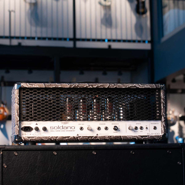 USED SOLDANO SLO-100 SNAKESKIN 100 WATT HEAD WITH COVER