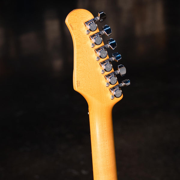 USED SUHR CLASSIC JM - OLYMPIC WHITE HH ROSEWOOD WITH CASE