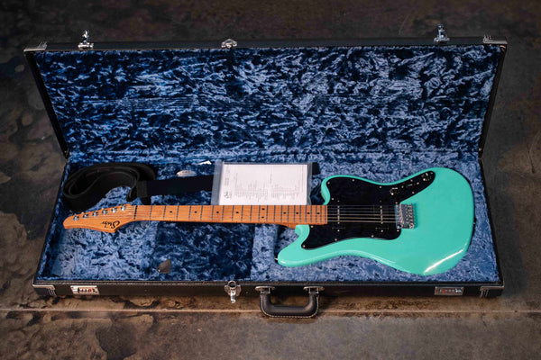 USED SUHR CUSTOM CLASSIC JM ANTIQUE -  SEAFOAM GREEN WITH CASE